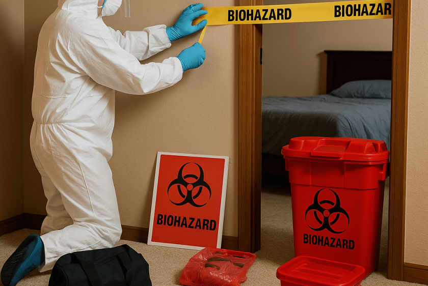 Always hire a certified crime scene cleanup company