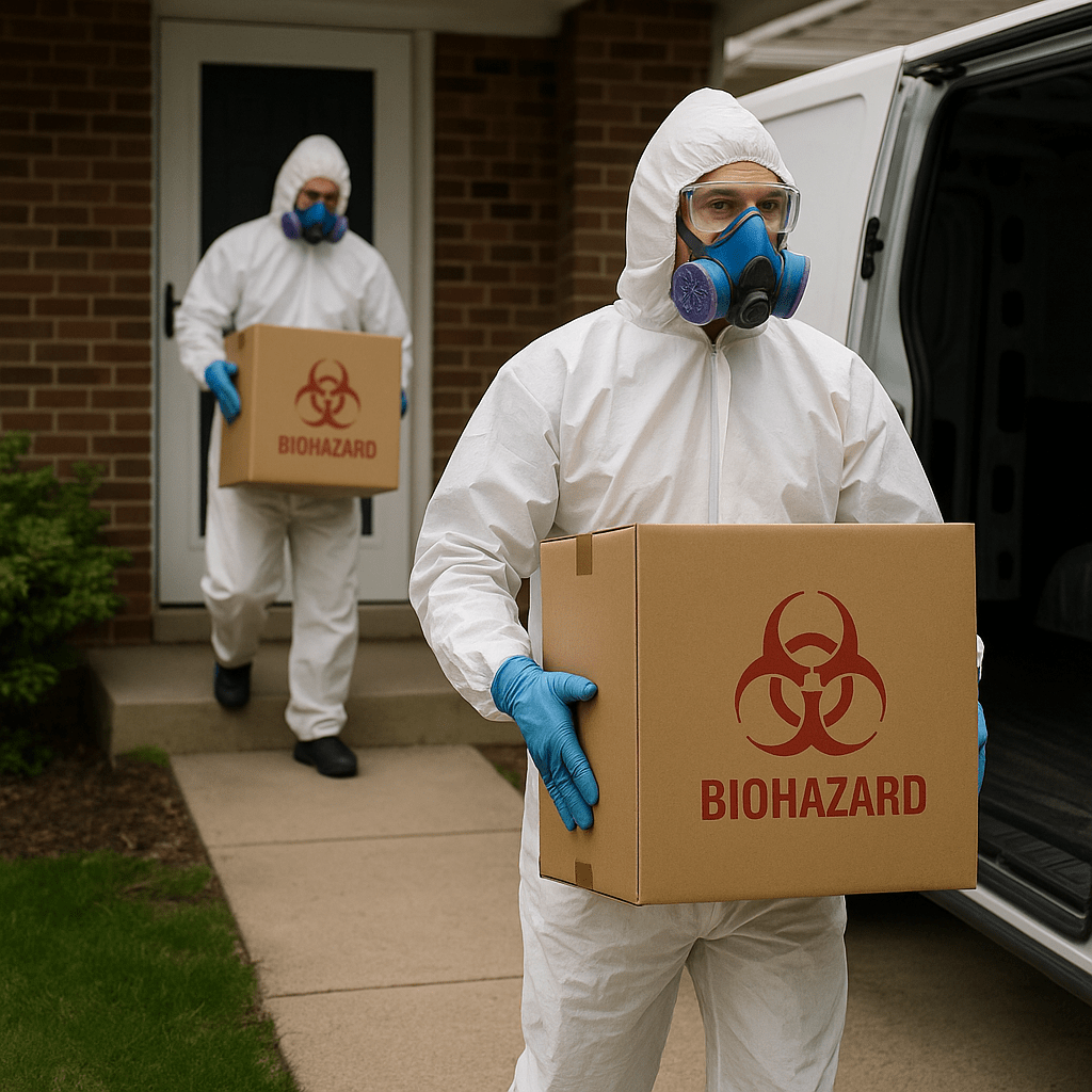Blood cleanup in Wheeling, IL