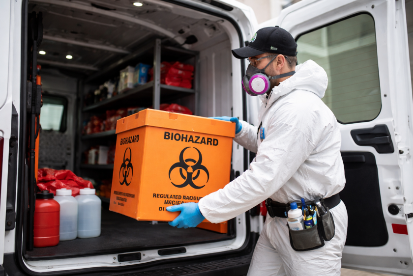 Blood cleanup company in Lansing, IL